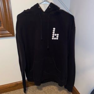 Braille Skateboarding Hoodie Black